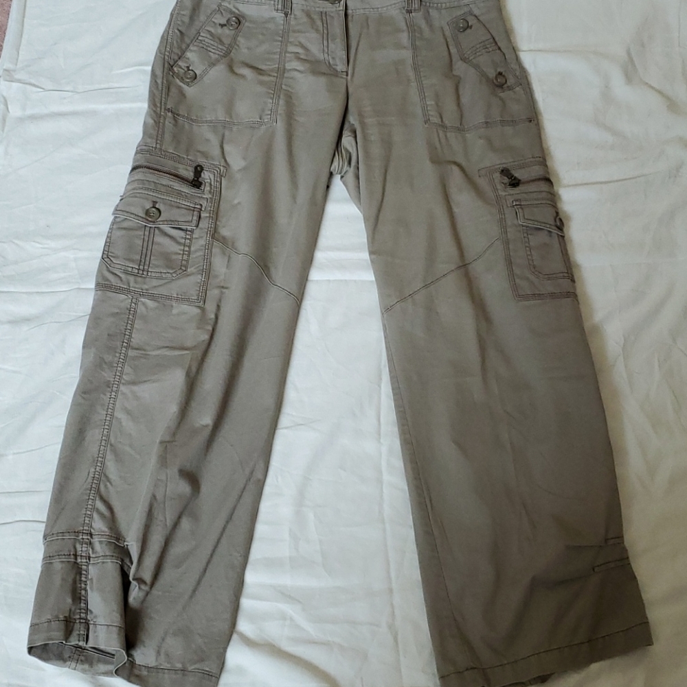 Loft khaki Marissa cargo pants